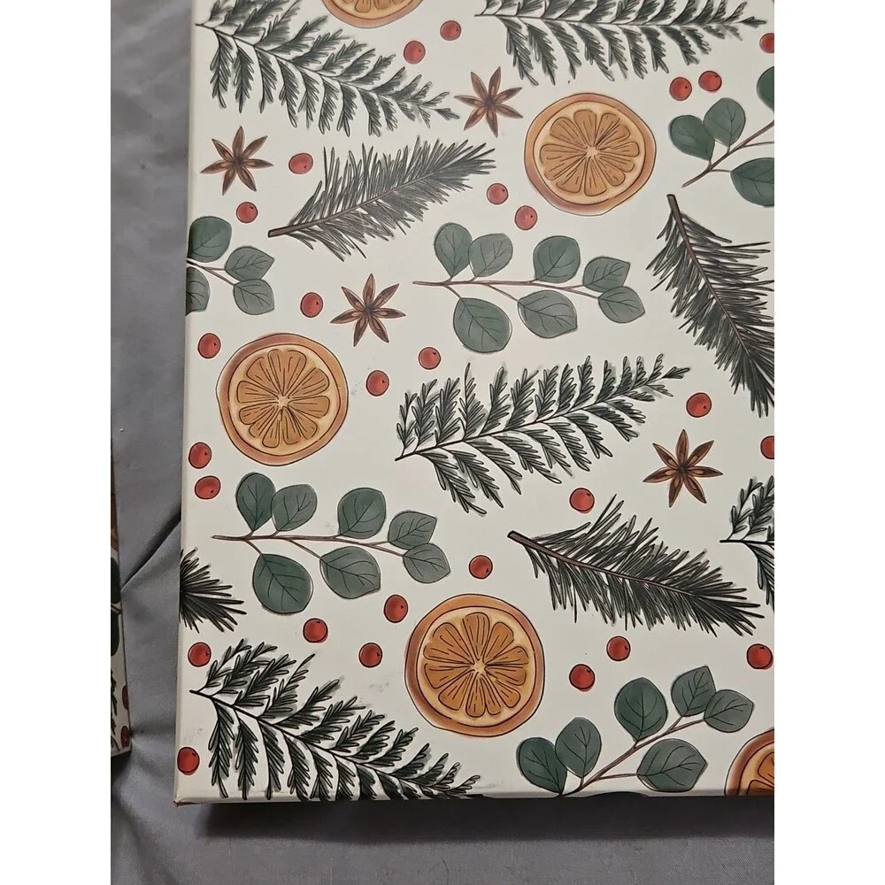 Lady Jayne Storage Box Citrus, Berry, Spice Greenery Holiday Theme 9